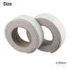 Bulevisiter Window Moisture Absorber Strip AntiCondensation Water Absorption Felt 4mm Thick SelfAdhesive Reusable Kitchen Glass Condensation Control 2M White(4pcs) view 4