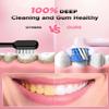 Rotating Electric Toothbrush with 8 Brush Heads for Adults and Kids, 3 Intensities 5 Modes, Wireless Wall Charging Station, Sonic Toothbrush with 2-Minute Smart Timer (Pink) view 2
