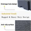 1 PCS Non-Slip Rubber Curb Ramp for Wheelchairs and Vehicles - 2"-5" Rise Height,(Yellow,5.9"H) view 3