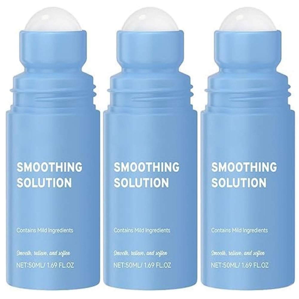 Razor Bump & Ingrown Hair Treatment, 50ml Smoothing Solution IngrownHair Serum, Post-Shave & Waxing Care, Fast Relief For Razor Bumps & Irritated Skin On Face/Armpits/Bikini Area (one size, 3pcs)