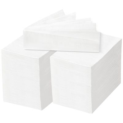 200 Pack White Napkins Disposable,3-Ply Dinner Paper Napkins,Super Soft Table Serviettes for Entertaining Guests, Kitchen, Dinner, Party, Wedding or Event,40x33cm