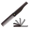 Beard Comb | Portable Folding Pocket Comb | Fine Tooth Hair Straightener For Everyday Grooming, Beard Or Mustache, Use Dry Or With Balms, Saw Cut Hand Polished, Made In England view 1