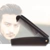 Beard Comb | Portable Folding Pocket Comb | Fine Tooth Hair Straightener For Everyday Grooming, Beard Or Mustache, Use Dry Or With Balms, Saw Cut Hand Polished, Made In England view 2