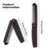Beard Comb | Portable Folding Pocket Comb | Fine Tooth Hair Straightener For Everyday Grooming, Beard Or Mustache, Use Dry Or With Balms, Saw Cut Hand Polished, Made In England view 4