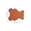 Zerodeko Brown Sugar Saver and Softener Disc 3pcs Terracotta Bear Moisture Remover Kitchen Gadget for Food Storage Containers and Cookies Preservation view 2