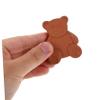 Zerodeko Brown Sugar Saver and Softener Disc 3pcs Terracotta Bear Moisture Remover Kitchen Gadget for Food Storage Containers and Cookies Preservation view 4