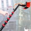 Window Cleaning Brush Water Fed Pole Kit Solar Panel Cleaning Equipment Tool Photovoltaic Module Cleaning Tool the Length of the Telescopic Rod Can Be Adjusted Freely,18FT/5.4M view 1