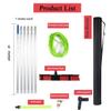 Window Cleaning Brush Water Fed Pole Kit Solar Panel Cleaning Equipment Tool Photovoltaic Module Cleaning Tool the Length of the Telescopic Rod Can Be Adjusted Freely,18FT/5.4M view 4