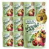 DJ&A Veggie Curls Vegetable Crisps 90g Pack of 9 Crunchy Vegetable Snack with Chickpea, Beetroot, Spinach & Tomato Plant-Based, All-Natural, Low Sodium Savoury Curled Crisps Healthy Snacks view 1
