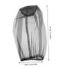 Sosoport 10pcs Outdoor Fishing Hat Mosquito Face Net Mesh for Camping Hiking and Travel Insect Head Net Protection view 2