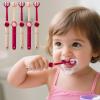 3 Sided Toothbrush | 5 Children's Space Toothbrushes | Reusable Soft Gingival Care Tool for Girls Boys 3-12 Years Home Bathroom Travel view 3