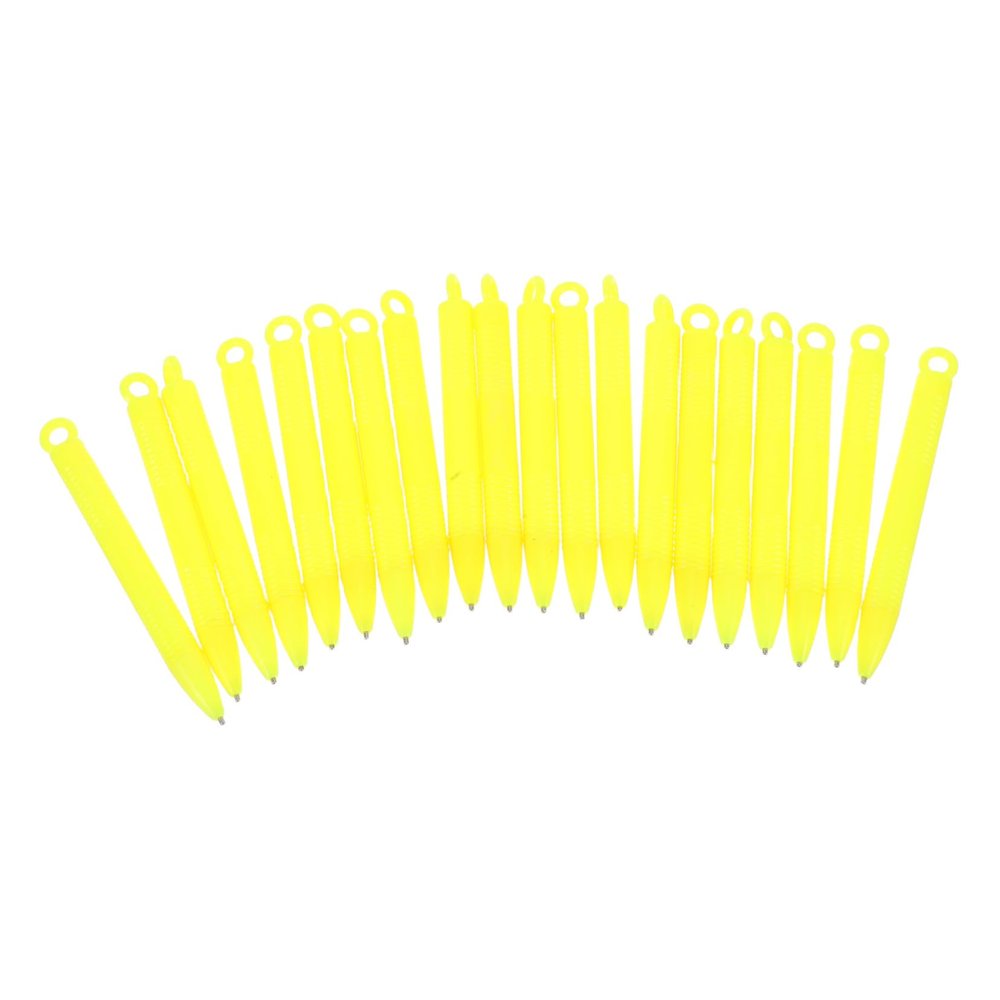 20pcs Magnetic Drawing Board Pens Yellow Plastic Replacement