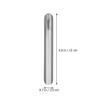 Warmhm 2Pcs Portable Bread Crumb Scrapers with Fixed Clip Handle Stainless Steel Tabletop Crumb Sweepers for Restaurant Servers Bartenders Kitchen Countertop Cleaning Tools view 2