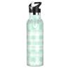 EtherSpher Green Lolita Lace Plaid BPA-Free Leak Proof Reusable Water Bottles with Leak Proof Spout Lid Keeps Hot and Cold for Travel, Camping, Sports view 1