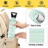 EtherSpher Green Lolita Lace Plaid BPA-Free Leak Proof Reusable Water Bottles with Leak Proof Spout Lid Keeps Hot and Cold for Travel, Camping, Sports view 4