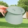 1.5L Bedside Spitting Pot With Handle For Outdoor,Outdoor Urinal,Chamber Bucket For Men Youth Women Husband Daughter Son Wife Boys Family Friends Teens view 2