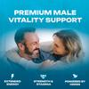 Glidan 20 Blue Tablets for Men Fast-Acting Formula with L-Arginine, Ginseng and Maca Vitality, Stamina and Strength Support Convenient & Easy to Swallow - Made in the UK view 2