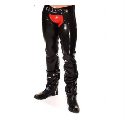 100% Latex Rubber Pants, 0.4mm Pants, Jeans, Impact Pants, Cat Suit, Full Set of Clothing,Women,S