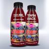 Florida Soda Energy Syrup Compatible with SodaStream - 330ml, 500 ml & 1000ml Lemon Vortex Energy Concentrates, Flavourings For Fizzy Drinks (2 x 500ml, Zingberry Sugar Free) view 1