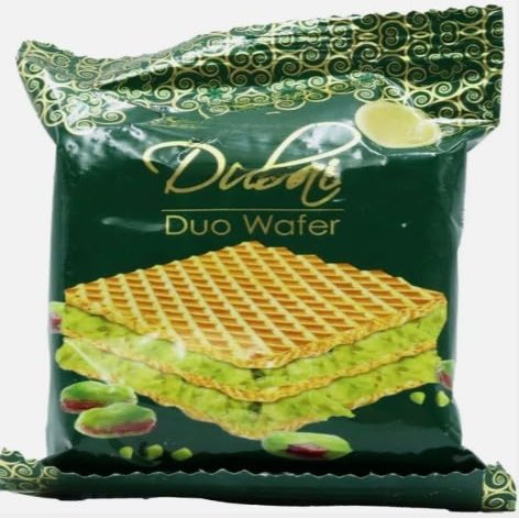 Dubai Duo Pistachio Wafer 36g (Pack of 8) "Indulgence in every bite, a moment of pure decadence" For All Occasions
