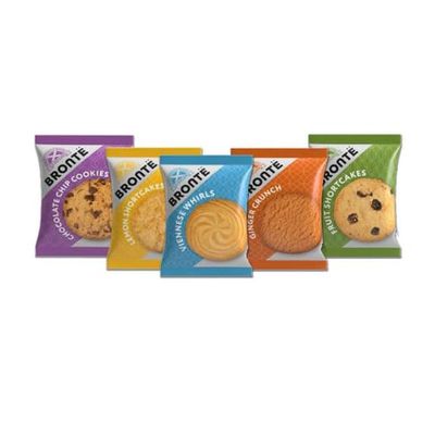 Assorted Mini Biscuits Pack, Bronte 5 Traditional Scottish Flavours, 100 x 30g Packs, Vegetarian