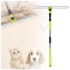 Magic Broom Sweeper, with 51 Long Handle Magic Broom Sweeper, Rubber Broom for Pet Hair for Concrete Floor,Bathroom Tile view 1