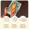 Bee's Wrap Beeswax Wraps for Food - Seasons Greetings Cut to Size Wax Paper Roll - Made in USA Reusable Waxed Paper & Bowl Covers - Organic & Eco-Friendly Alternative to Aluminum Foil & Plastic Wrap view 4