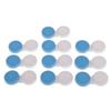 10 Pieces Blue Contact Lens Case Set - Non-Transparent Compact Eye Care Box for Travel and Home Use (2.2x1.1x0.5 inch) view 2