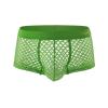 Fishnet Body Stockings Full Body Lingere Clothing Man Short Low- Transparent Men S Briefs Nightwear Mesh Underwear Sexy Wedding Underwear for Bride Sex Clothes Woman Green L view 3