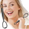 DzpKrka Tongue Scraper, Stainless Steel Tongue Scraper, Fan-Shaped Scrubber Tool to Reduce Bad Breath and Improve Teeth Hygiene Daily Cleaning Teen Adults Women Men view 2