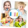 Homoyoyo 12Pcs Finger Brush Premium Silicone Toothbrush for Oral Care Months and Up Safe Chewable Plaque for Healthy Teeth view 4