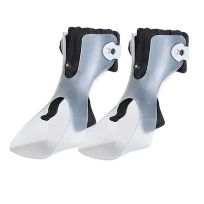 1 Pair Foot Drop Brace Foot Drop Brace with Airbag Ankle Foot Orthosis Support for Hemiplegia Stroke for Walking Better,L