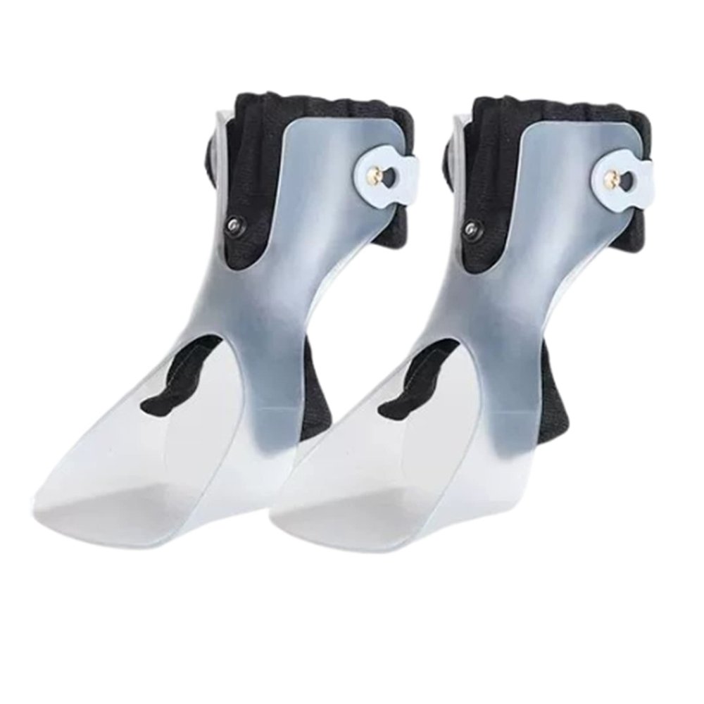 1 Pair Foot Drop Brace Foot Drop Brace with Airbag Ankle Foot Orthosis Support for Hemiplegia Stroke for Walking Better,L