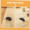 Healvian Reusable Toe Filler Inserts 6pcs Shoe Cushion Pads for Loose Shoes Soft Toe Support Insoles Anti-Slip Heel Slipping Prevention Comfortable Fit for Women Daily Wear view 3