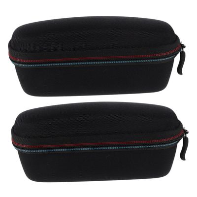 Anneome 2pcs Frontal Storage Box Cover Cases Storage Case Shockproof Hard Carrying Black Crystal Super Soft