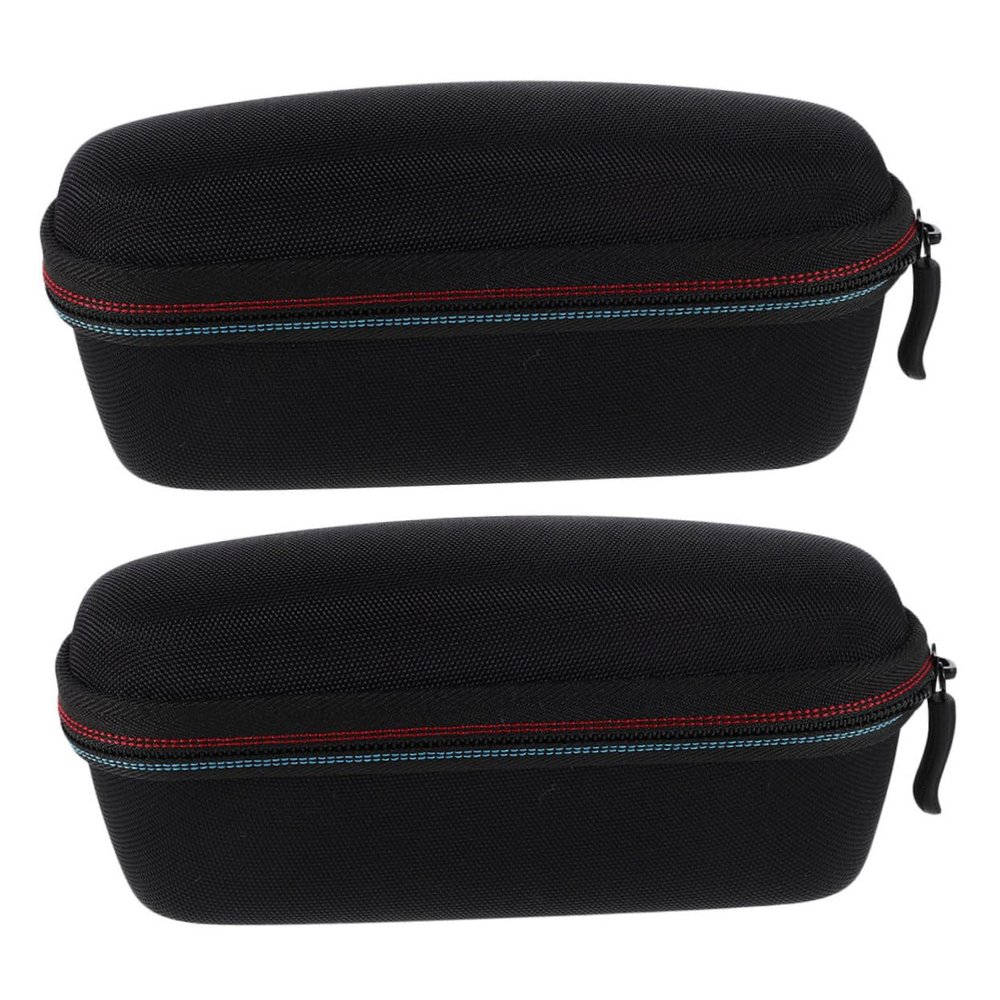 Anneome 2pcs Frontal Storage Box Cover Cases Storage Case Shockproof Hard Carrying Black Crystal Super Soft