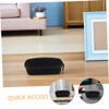 Anneome 2pcs Frontal Storage Box Cover Cases Storage Case Shockproof Hard Carrying Black Crystal Super Soft view 3