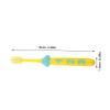 COLLBATH 2 Sets Boy Girl Boys and Girls Toothbrush Soft Bristles Manual Number Handle and Tooth Brush for Teeth Oral Health view 2