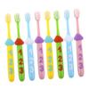 VICASKY Soft Bristle Kids Toothbrush with Fun Number Handle 2 Sets for Gentle Oral Care and Food Debris Removal view 1