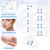 120Pcs Face Lift Tape Invisible, Waterproof Face Bande Lifting Tapes, Adhesive V Face Sticker, Neck Lift Patches for Facial Wrinkles Reduction, Double Chin & Sagging Skin (Transparent) view 3