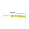 DECOMELODY 2sets Boy Girl Toothbrush Boys and Girls Soft Bristle Manual Tooth Brush Fun Number Handle for Ages Teeth Cleaning view 2