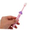 DECOMELODY 2sets Boy Girl Toothbrush Boys and Girls Soft Bristle Manual Tooth Brush Fun Number Handle for Ages Teeth Cleaning view 4