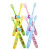 Hohopeti 2 Sets Kids Toothbrush with Soft Bristles and Fun Numeric Handle Manual Tooth Brush for Daily Oral Care view 1
