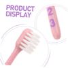 Hohopeti 2 Sets Kids Toothbrush with Soft Bristles and Fun Numeric Handle Manual Tooth Brush for Daily Oral Care view 3