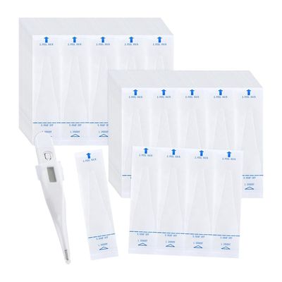 Aboiled 200 Pack Thermometer Probe Covers for Digital Thermometers Universal for Oral, Rectal, Armpit Temperature Reading Sheath Sleeves for Accurate Sanitary Oral Ear