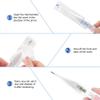 Aboiled 200 Pack Thermometer Probe Covers for Digital Thermometers Universal for Oral, Rectal, Armpit Temperature Reading Sheath Sleeves for Accurate Sanitary Oral Ear view 3