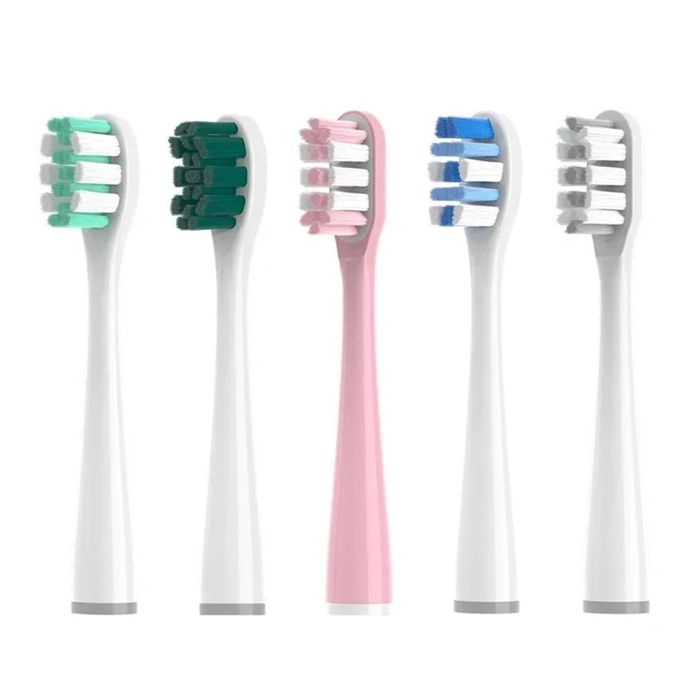 10PCS Replacement Toothbrush Heads Compatible for Usmile Y1/Y1S/Y1pro/Y3/Y4/Y5/P1/P3/P4/P5/P10/U1/U2/U3/U4/U2S/U3S/F2/F1 Series(10RoundCarePink)