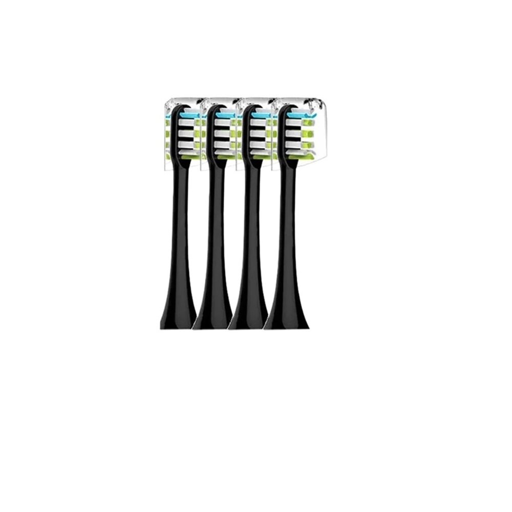 4/8/12/16Pcs Replacement Brush Heads Compatible for Xiaomi SOOCAS X3 X1 X5 SOOCARE Electric Toothbrush Dupont Bristle Sealed Packed(Black4 pink4 white8)