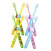 Homoyoyo 2 Sets Manual Toothbrush with Soft Bristles for Tooth Transition Phase Oral Care Brush with Number Handle Gentle Gum Protection for Preschool to Preteen view 1