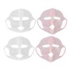 Hamwesh Silicone Face, 3D Cutting Reusable Moisturizing Cover with Adjustable Fit for Sheet Application, 4pcs Beauty Face Tool view 1
